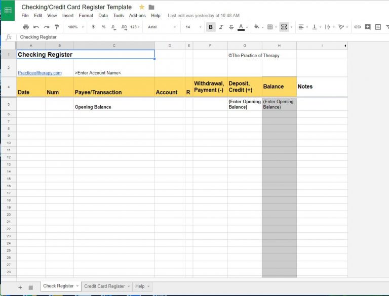 Private Practice Accounting Templates for Google Sheets