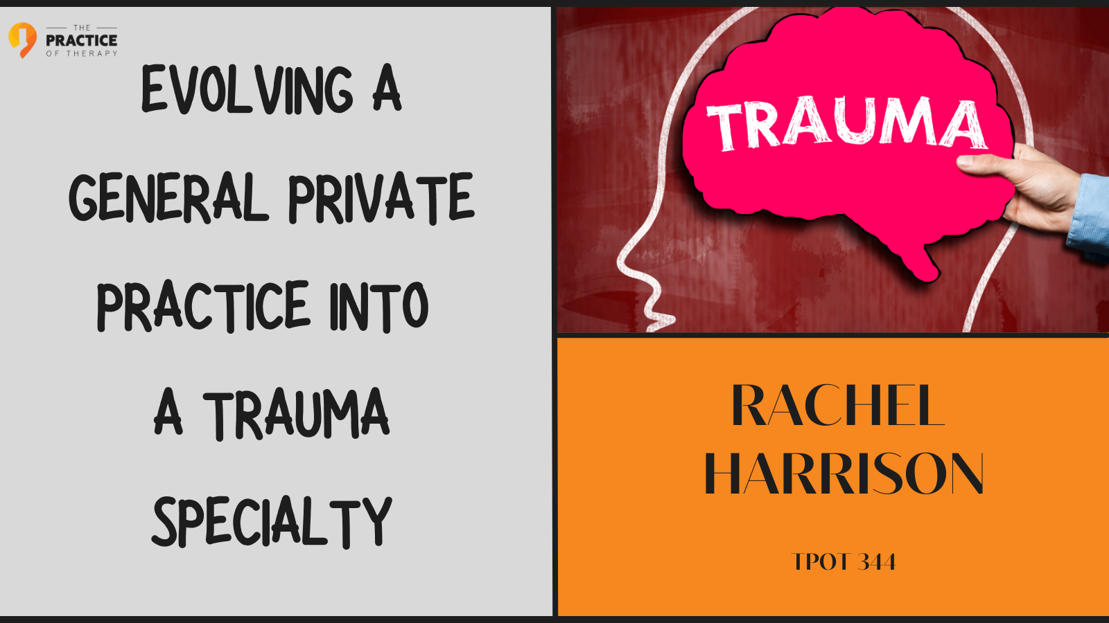 Rachel Harrison Evolving a General Private Practice into a Trauma Specialty TPOT 344